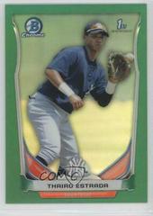 Thairo Estrada [Green Refractor] #BCP80 Baseball Cards 2014 Bowman Chrome Prospects Prices
