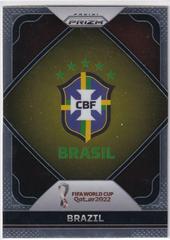 Brazil Soccer Cards 2022 Panini Prizm World Cup Team Badges Prices