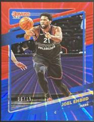 Joel Embiid [Red and Blue Laser] Basketball Cards 2021 Panini Donruss Prices