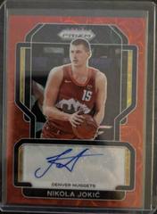 Nikola Jokic [Choice Prizm] #SG-NJK Basketball Cards 2021 Panini Prizm Signatures Prices