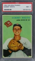 Sammy White Baseball Cards 1954 Wilson Franks Prices