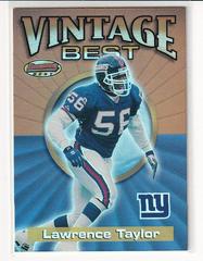 Lawrence Taylor #VB-LT Football Cards 2001 Bowman's Best Vintage Prices