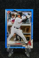 Alek Thomas [Blue] #BD-105 Baseball Cards 2021 Bowman Draft Prices