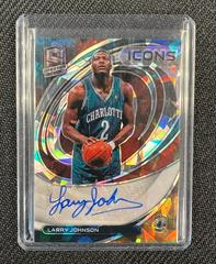 Larry Johnson [Astral] #IA-LRJ Basketball Cards 2021 Panini Spectra Icons Autographs Prices