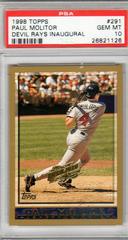 Paul Molitor [Devil Rays Inaugural] #291 Baseball Cards 1998 Topps Prices