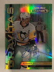 Sidney Crosby [Autograph Green] Hockey Cards 2021 Upper Deck Stature Gravitas Prices