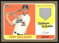 Cody Bellinger [Gold] Baseball Cards 2018 Topps Heritage Clubhouse Collection Relics Prices