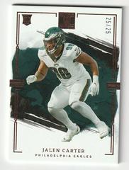 Jalen Carter [Gold] #50 Football Cards 2023 Panini Impeccable Prices