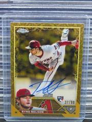 Ryne Nelson #CGA-RN Baseball Cards 2023 Topps Gilded Collection Chrome Gold Etch Autographs Prices