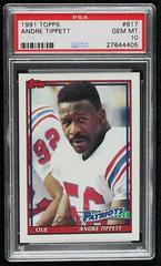 Andre Tippett #617 Football Cards 1991 Topps Prices