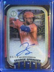 George Springer Baseball Cards 2022 Topps Tribute Iconic Perspectives Autographs Prices
