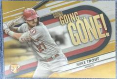 Mike Trout [Gold] Baseball Cards 2023 Topps Pristine Going Gone Prices
