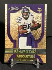 Adrian Peterson [Gold] #CA-1 Football Cards 2022 Panini Absolute Canton Prices