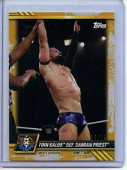 Finn Balor def. Damian Priest [Gold] Wrestling Cards 2021 Topps WWE NXT Prices