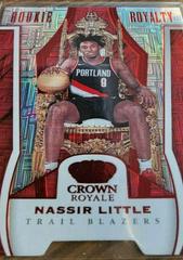 Nassir Little [Red] #16 Basketball Cards 2019 Panini Crown Royale Rookie Royalty Prices