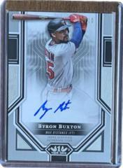 Byron Buxton [Silver Ink] Baseball Cards 2023 Topps Tier One Autographs Prices
