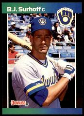 B.J. Surhoff #221 Baseball Cards 1989 Donruss Prices