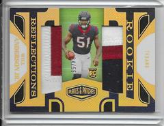 Will Anderson Jr. [Gold] #RR-7 Football Cards 2023 Panini Plates and Patches Rookie Reflections Prices