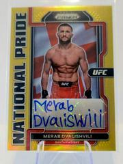 Merab Dvalishvili [Gold] Ufc Cards 2022 Panini Chronicles UFC National Pride Signatures Prices