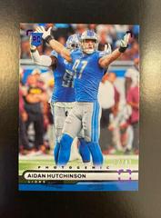 Aidan Hutchinson [Purple] #PH-42 Football Cards 2022 Panini Chronicles Photogenic Prices