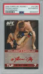 CB Dollaway [Red Ink] #ACBD Ufc Cards 2009 Topps UFC Round 1 Autographs Prices