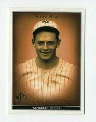 Waite Hoyt #86 Baseball Cards 2002 SP Legendary Cuts Prices