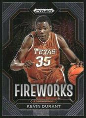 Kevin Durant #17 Basketball Cards 2023 Panini Prizm Draft Picks Fireworks Prices