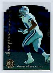 Sherman Williams [Die Cut] Football Cards 1995 SP Championship Prices