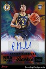 Andrew Nembhard [Green] #RI-ANH Basketball Cards 2022 Panini Hoops Rookie Ink Autographs Prices