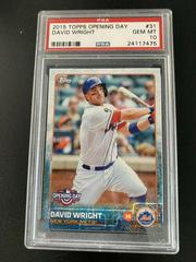 David Wright #31 Baseball Cards 2015 Topps Opening Day Prices