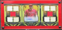 Mike Trout Baseball Cards 2022 Topps Triple Threads Deca Autograph Relic Prices