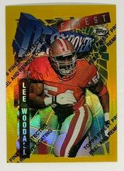 Lee Woodall [Refractor w/Coating] #164 Football Cards 1996 Topps Finest Prices