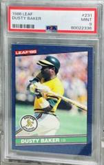 Dusty Baker #231 Baseball Cards 1986 Leaf Prices