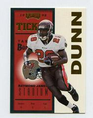 Warrick Dunn [Gold] Football Cards 1998 Playoff Contenders Ticket Prices