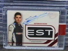 Esteban Ocon [Red] #DAP-EOIII Racing Cards 2021 Topps Dynasty Formula 1 Autograph Patch Prices