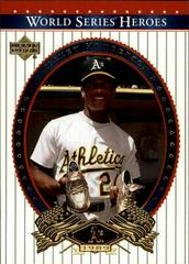 Rickey Henderson Baseball Cards 2002 Upper Deck World Series Heroes Prices