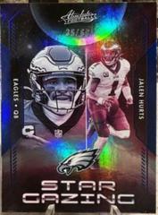 Jalen Hurts [Spectrum Blue] #SG-1 Football Cards 2023 Panini Absolute Star Gazing Prices