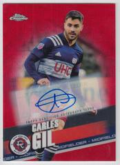 Carles Gil [Autograph Red Wave] Soccer Cards 2022 Topps Chrome MLS Prices