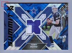 Tony Romo [Blue] #SS-20 Football Cards 2022 Panini XR Summit Swatches Prices