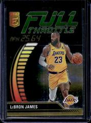 LeBron James [Neon Green] #7 Basketball Cards 2023 Donruss Elite Full Throttle Prices
