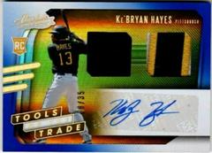 Ke'Bryan Hayes [Material Signature Blue] #155 Baseball Cards 2021 Panini Absolute Prices