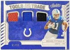 Michael Pittman Jr. #TTT-16 Football Cards 2022 Panini Absolute Tools of the Trade Triple Prices