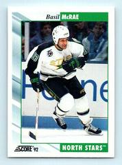 Basil McRae Hockey Cards 1992 Score Prices