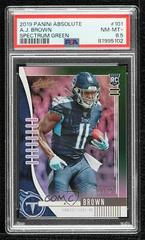 A.J. Brown [Spectrum Green] Football Cards 2019 Panini Absolute Prices
