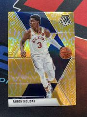 Aaron Holiday [Gold Snakeskin] #7 Basketball Cards 2019 Panini Mosaic Prices