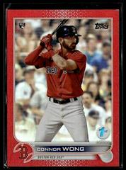 Connor Wong [Red] #66 Baseball Cards 2022 Topps 1st Edition Prices