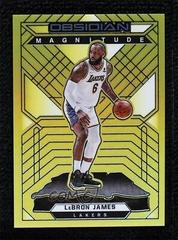LeBron James [Yellow Flood] #6 Basketball Cards 2021 Panini Obsidian Magnitude Prices