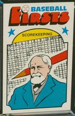 Scorekeeping Baseball Cards 1974 Fleer Baseball Firsts Prices