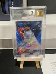 Rafael Devers [Blue Refractor] #RA-RD Baseball Cards 2018 Topps Chrome Rookie Autograph Prices