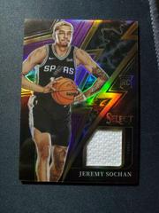 Jeremy Sochan [Purple] #S-JS Basketball Cards 2022 Panini Select Sparks Patch Prices